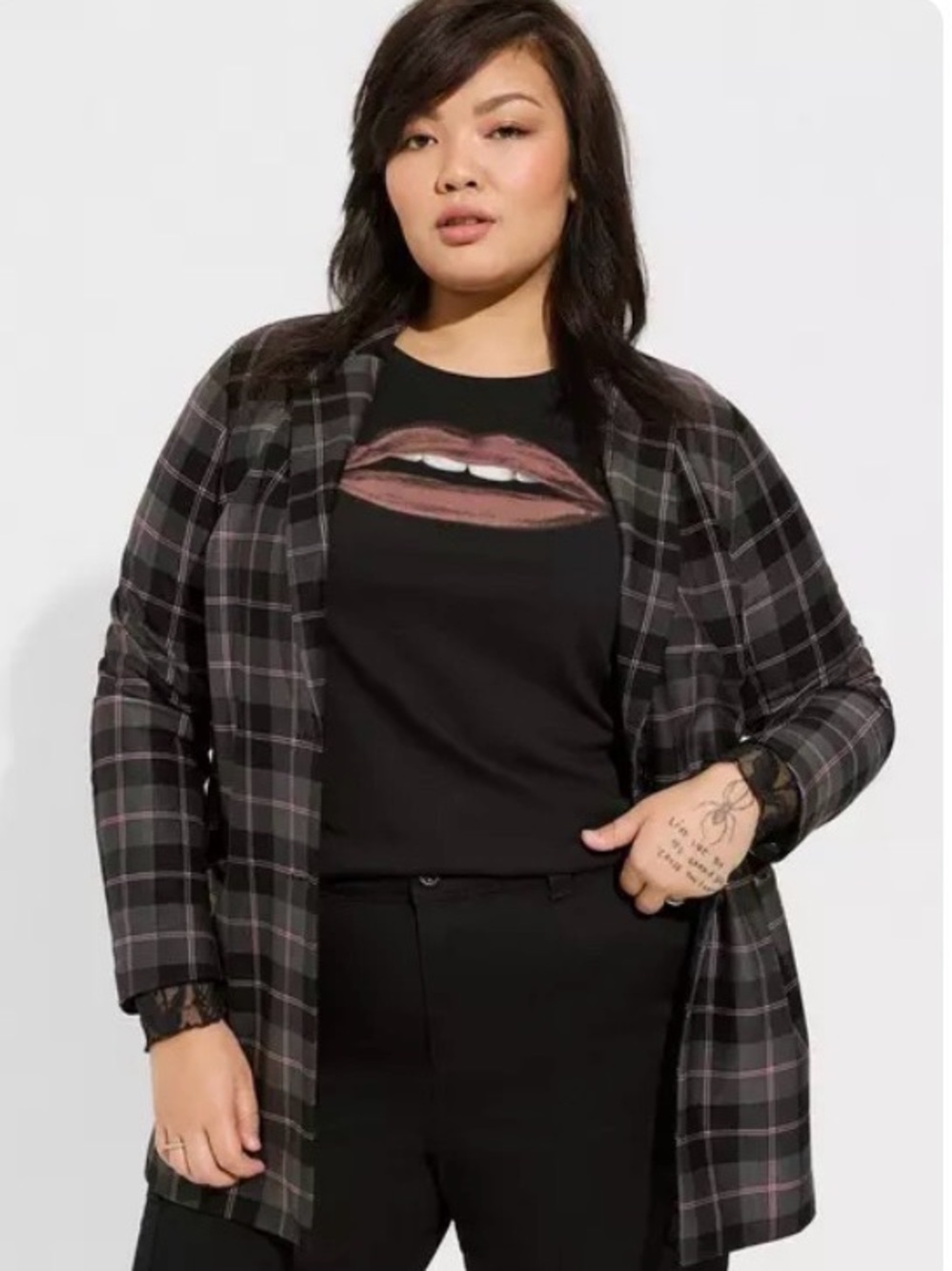 NWT Torrid Lightweight Ponte Longline Blazer - Picture 3 of 5